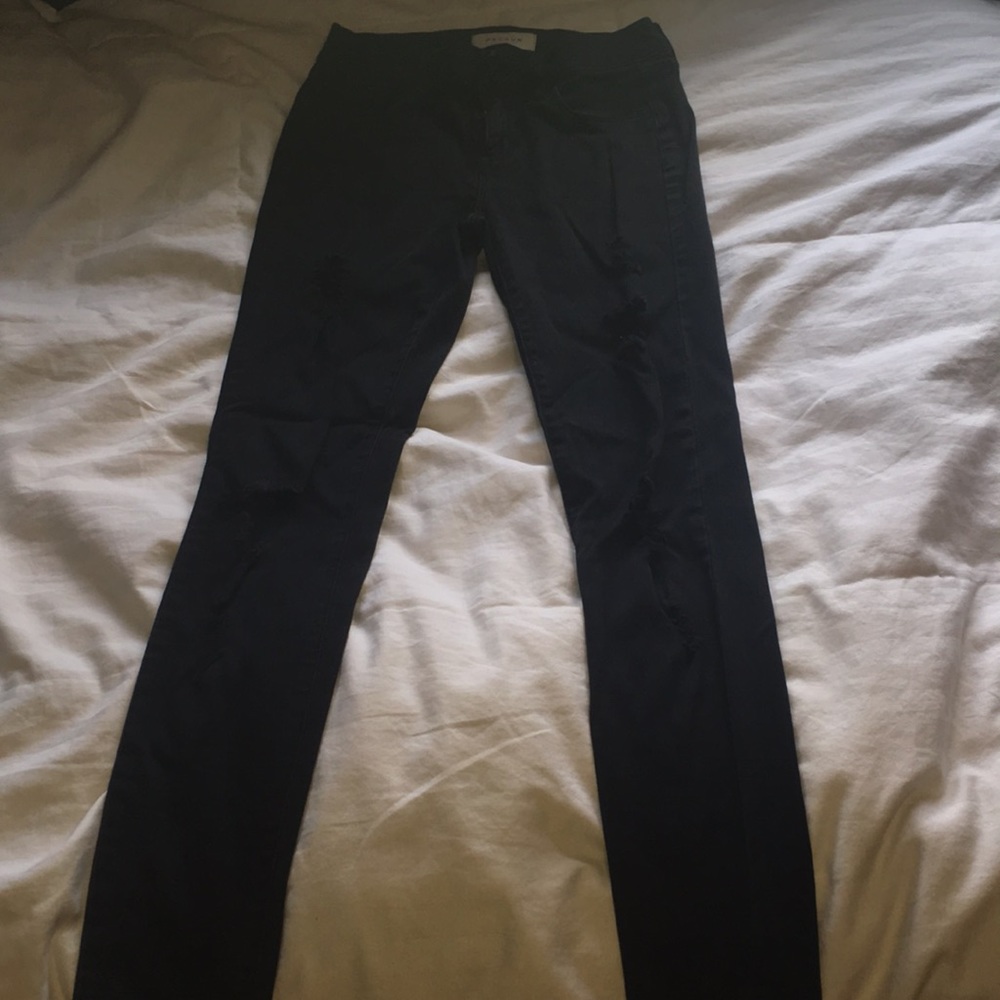 Ripped Pacsun Black Jeggings